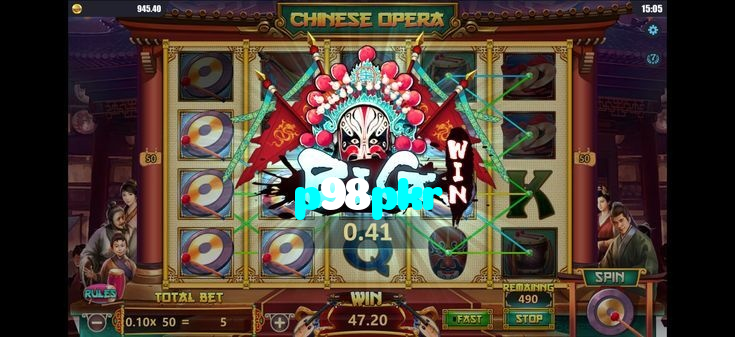 p98pkr casino presented on mobile device in Pakistan with slots and live games