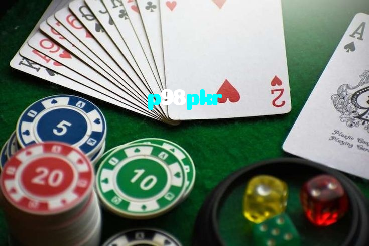 p98pkr casino presented on mobile device in Pakistan with slots and live games